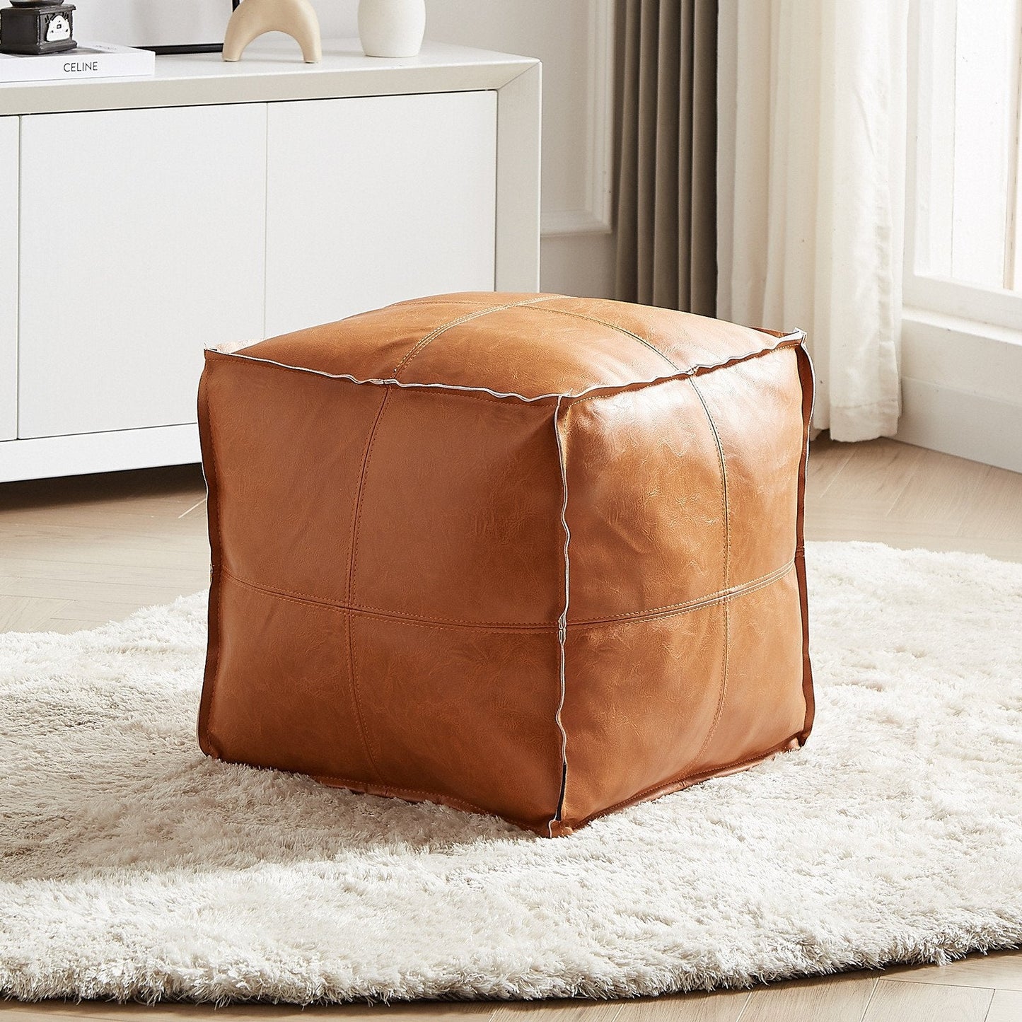 Stuffable Ottoman Cover – Store & Sit in Style | ⭐️⭐️⭐️⭐️ 4.9/5 RATED | 89,870+ Happy Customers