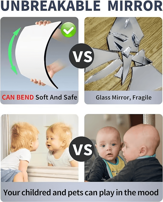 MirrorWall™ Acrylic Wall Mirror Set | ⭐️⭐️⭐️⭐️ 4.9/5 RATED
