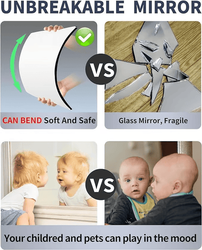 MirrorWall™ Acrylic Wall Mirror Set | ⭐️⭐️⭐️⭐️ 4.9/5 RATED
