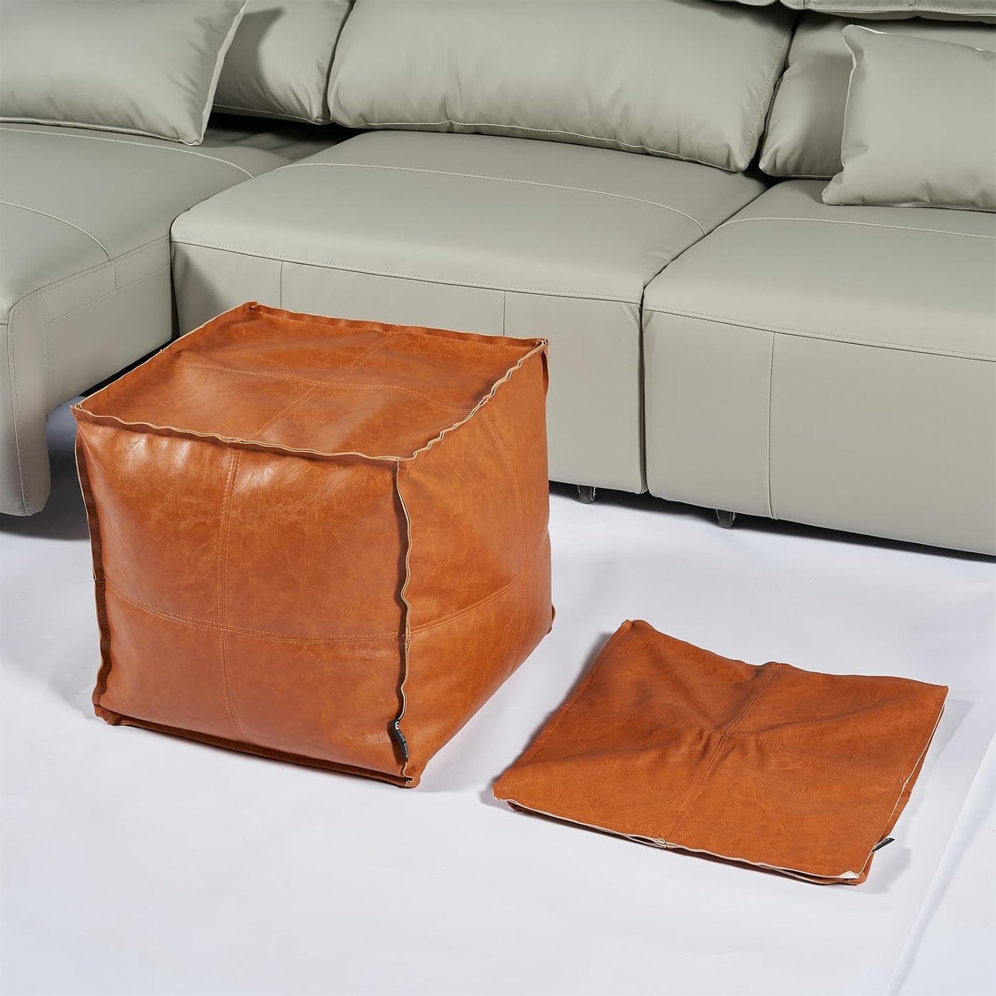 Stuffable Ottoman Cover – Store & Sit in Style | ⭐️⭐️⭐️⭐️ 4.9/5 RATED | 89,870+ Happy Customers